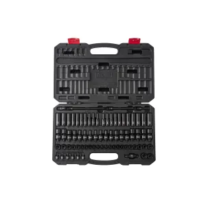 SUNEX 1/4" DR 74 PC SAE/ MET MASTER IMPACT SET