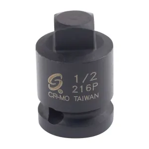 SUNEX SOC 1/2 1/2D IMP PIPE PLG MALE BLK