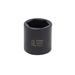 SUNEX 1/2 in. Drive 28 mm Impact Socket