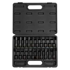 SUNEX 20PC 1/2" DR IMPACT HEX DRIVER MASTER SET