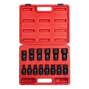 SUNEX 14-Piece 1/2 in. Drive Fractional SAE