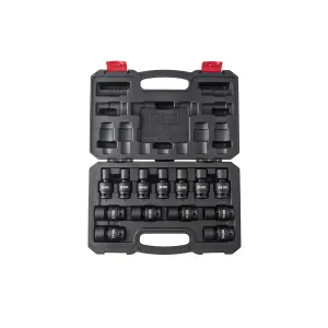 SUNEX 13-Piece 1/2 in. Drive Metric Univers
