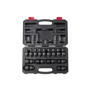 SUNEX 15 PC 1/2" DR 12 PT SAE UNIVERSAL IMPACT SOCKET