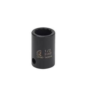 SUNEX 3/8 in. Drive 12-Point 1/2 in. Impact