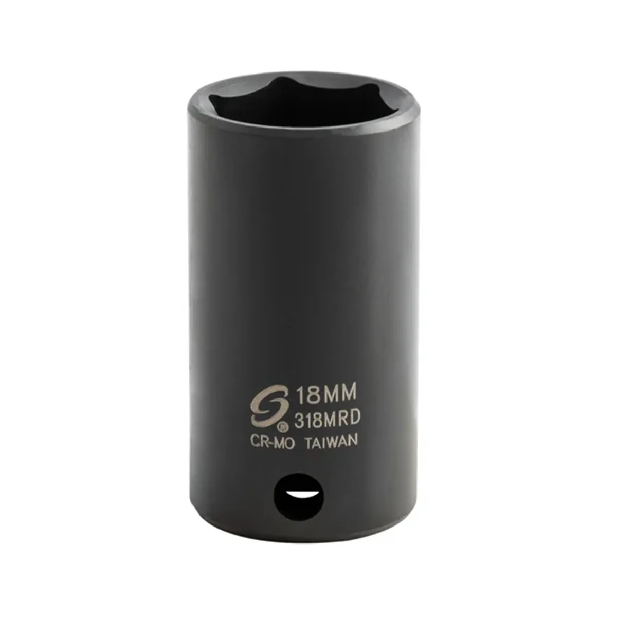 SUNEX 3/8" Drive 18mm Semi-Deep Impact Socket