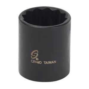 SUNEX 3/8 in. Drive 12-Point Impact Socket,