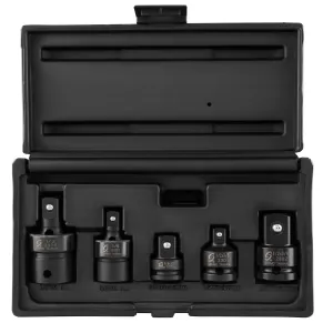 SUNEX IMP SET 5PC 3/8 AND 1/2DR ADAPT AND UNIV JOINT