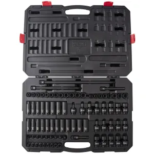 SUNEX 3/8 Inch Drive 80 Piece Master Impact Socket Set