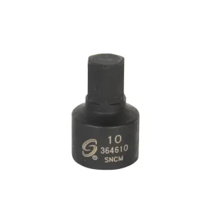 SUNEX 3/8" Dr. 10mm Stubby Hex Impact Driver