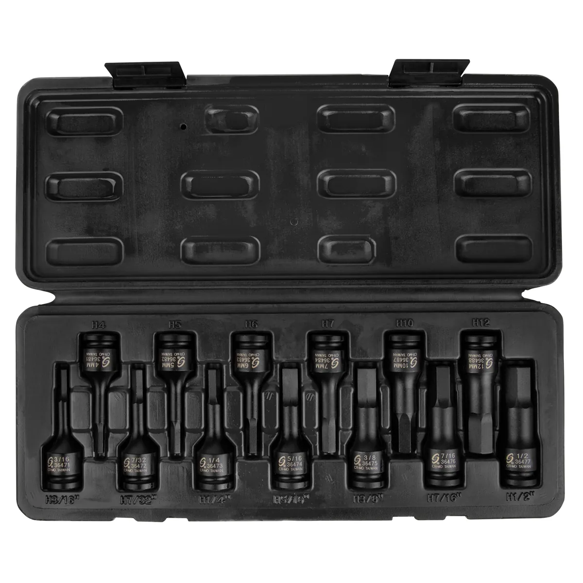 SUNEX 13-Piece 3/8 in. Drive Fractional SAE