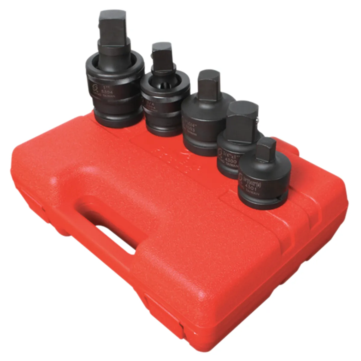 SUNEX 3/4 & 1" DR ADAPTER & UNIVERSAL 5PC SET
