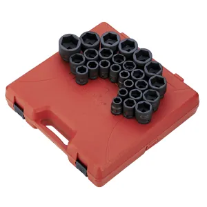 SUNEX 26-Piece 3/4 in. Drive 6-Point Metric