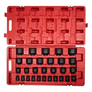 SUNEX 3/4" Drive 29 Piece SAE Impact Socket Set