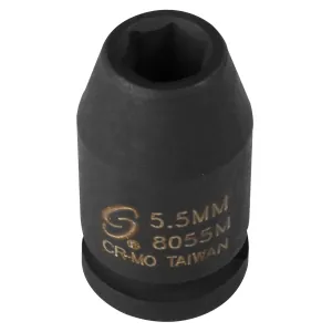SUNEX SOC 5.5 MM 1/4D IMP 6PT