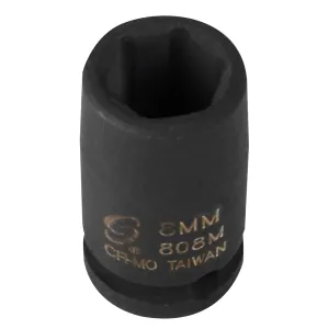 SUNEX SOC 8MM 1/4D IMP 6PT