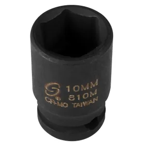 SUNEX SOC 10MM 1/4D IMP 6PT