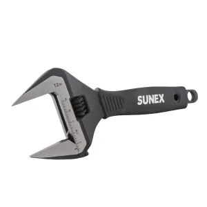 SUNEX 12 Inch Wide Jaw Adjustable Wrench 2-5/16 Inch (60mm)