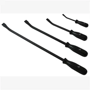 SUNEX Pry Bar Set 4-Piece Bent End Black Ha