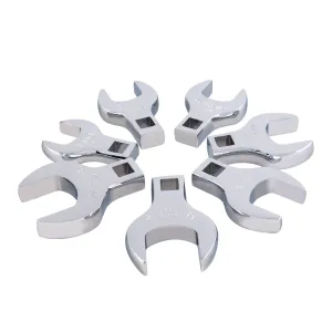 SUNEX 7 Piece 1/2" Dr. Jumbo SAE Crowfoot Wrench Set