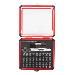 SUNEX 38 pc. Mini Ratchet and Bit Set