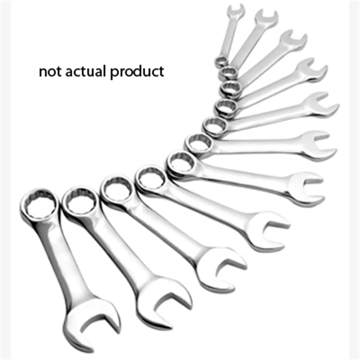 SUNEX Stubby Combination Wrench, 7/8 in.