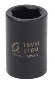 1/2" Drive, Impact Socket, 16mm