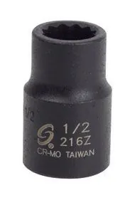 1/2" Drive, 12 Pt. Impact Socket , 1/2"