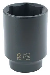 1/2" Drive, Deep Impact Socket, 1-5/8"