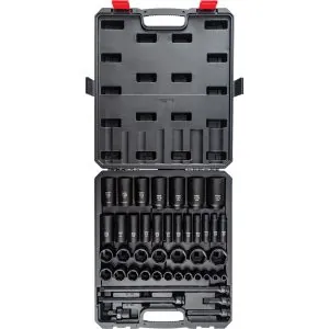 43 Pc. 1/2" Drive SAE Impact Socket Master Set