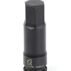 1/2" Drive, Hex Drive Impact Socket, 19 mm