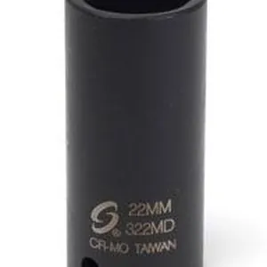 3/8" Dr Deep Impact Socket, 22mm