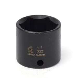 3/8" Dr Impact Socket, 1"