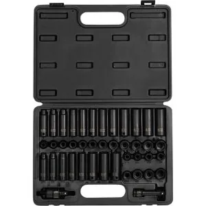 42 Pc. 3/8" Standard & Deep Length Master Impact Socket Set