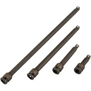 3/8" Dr Wobble Drive Extension Set, 4pc