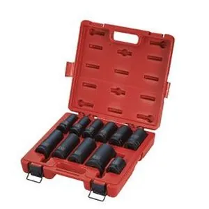 11 Pc. 3/4" Drive Wheel Service Impact Socket Set