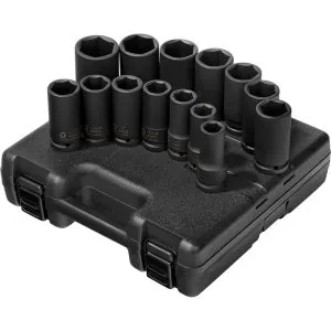 14 Pc. 3/4" Drive SAE Deep Impact Socket Set