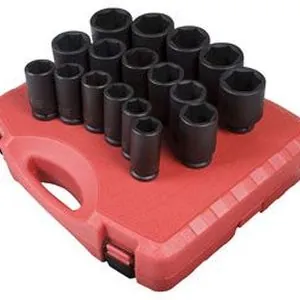 17 Pc. 3/4" Drive SAE Deep Impact Socket Set