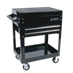 Compact Slide Top Utility Cart, Black