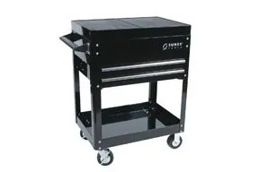 Compact Slide Top Utility Cart, Black