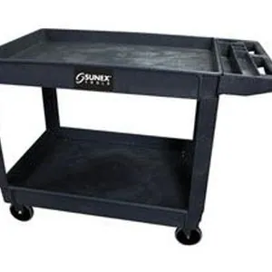 Oversized Heavy Duty Utility Cart, Black