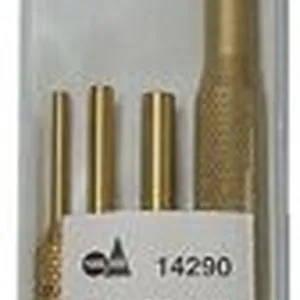 4 Piece Brass Pin Punch Set