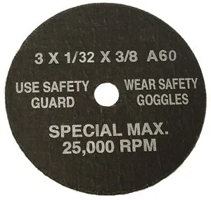 3" Thin Cut Off 5pk 1/32