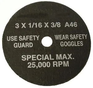 1/32" Cutoff Wheel with Arbor