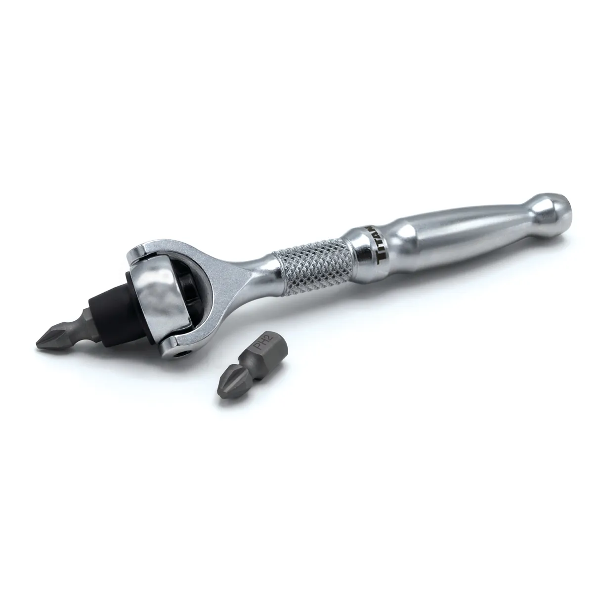 Titan 1/4 in. Drive Swivel Head Micro Bit Driver