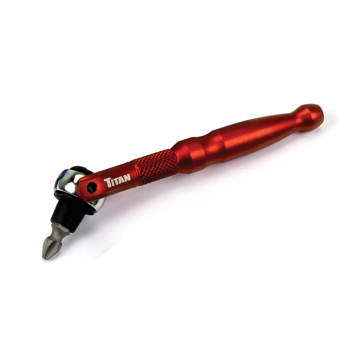 Titan 1/4 in. Drive Aluminum Swivel Head Micro Bit Driver