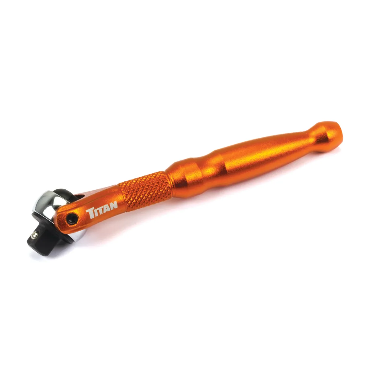 Titan 1/4 in. Drive Aluminum Swivel Head Micro Ratchet