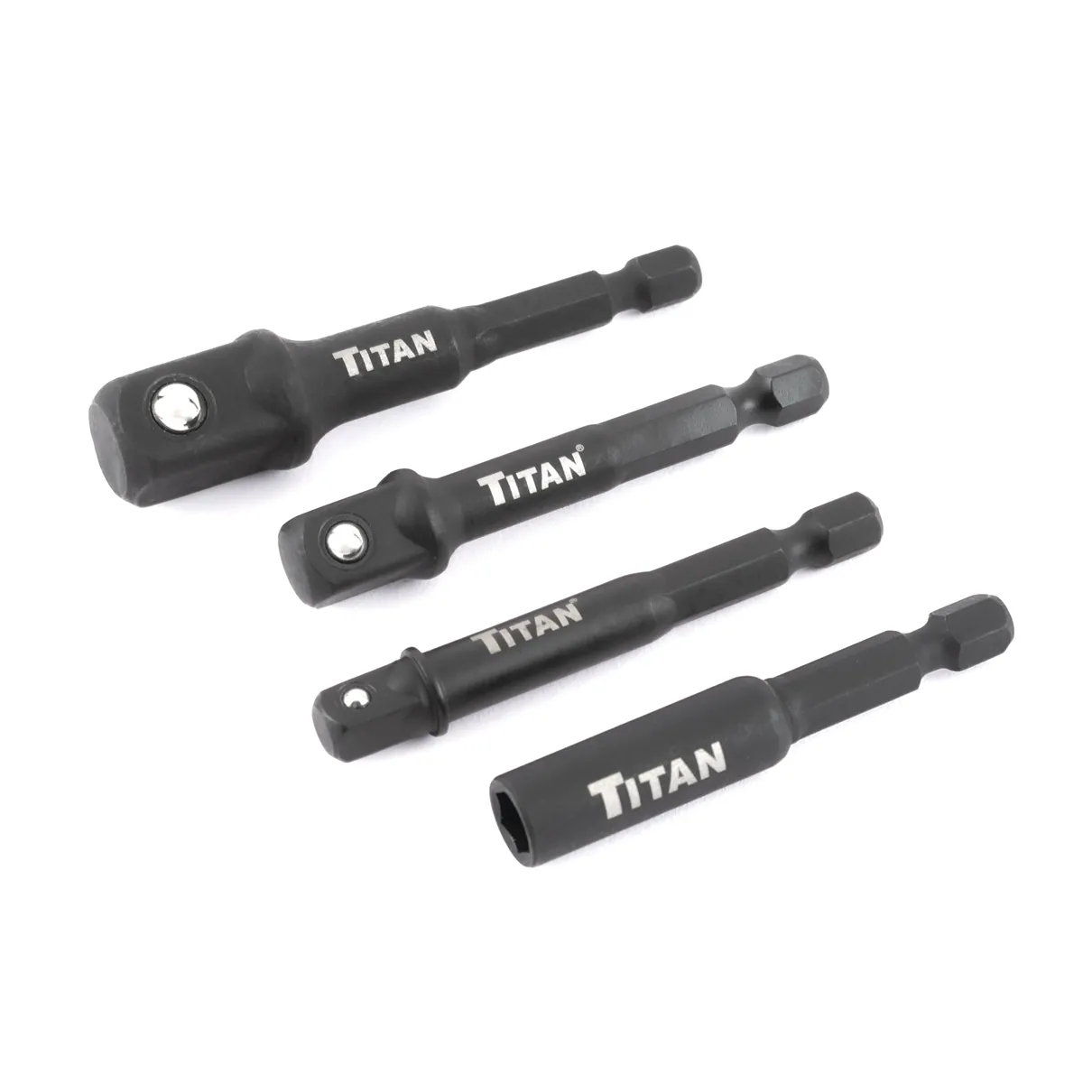 TITAN 4 pc. Impact Socket Adapter & Magnetic Bit Holder