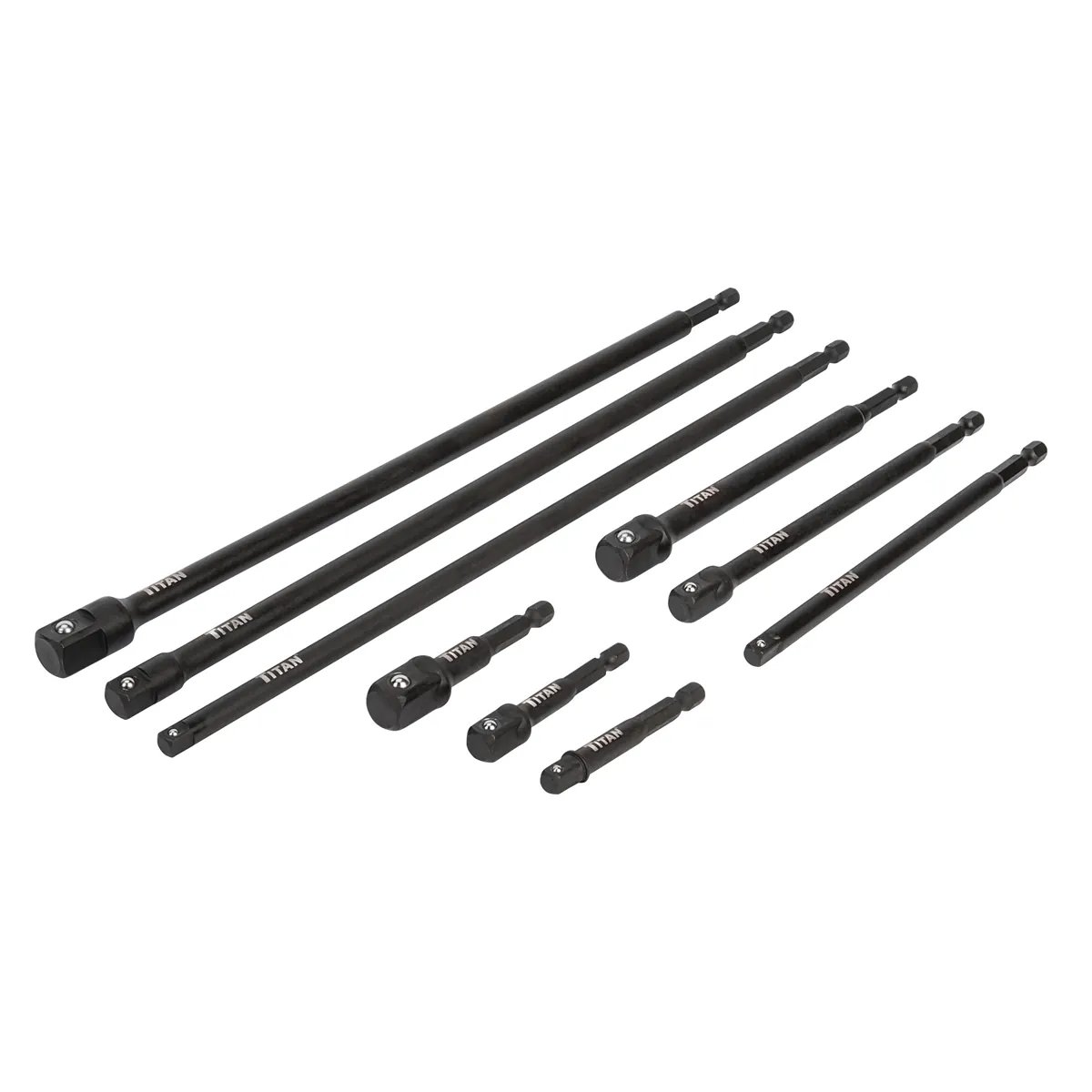 TITAN 9-PC IMPACT SOCKET ADAPTER SET