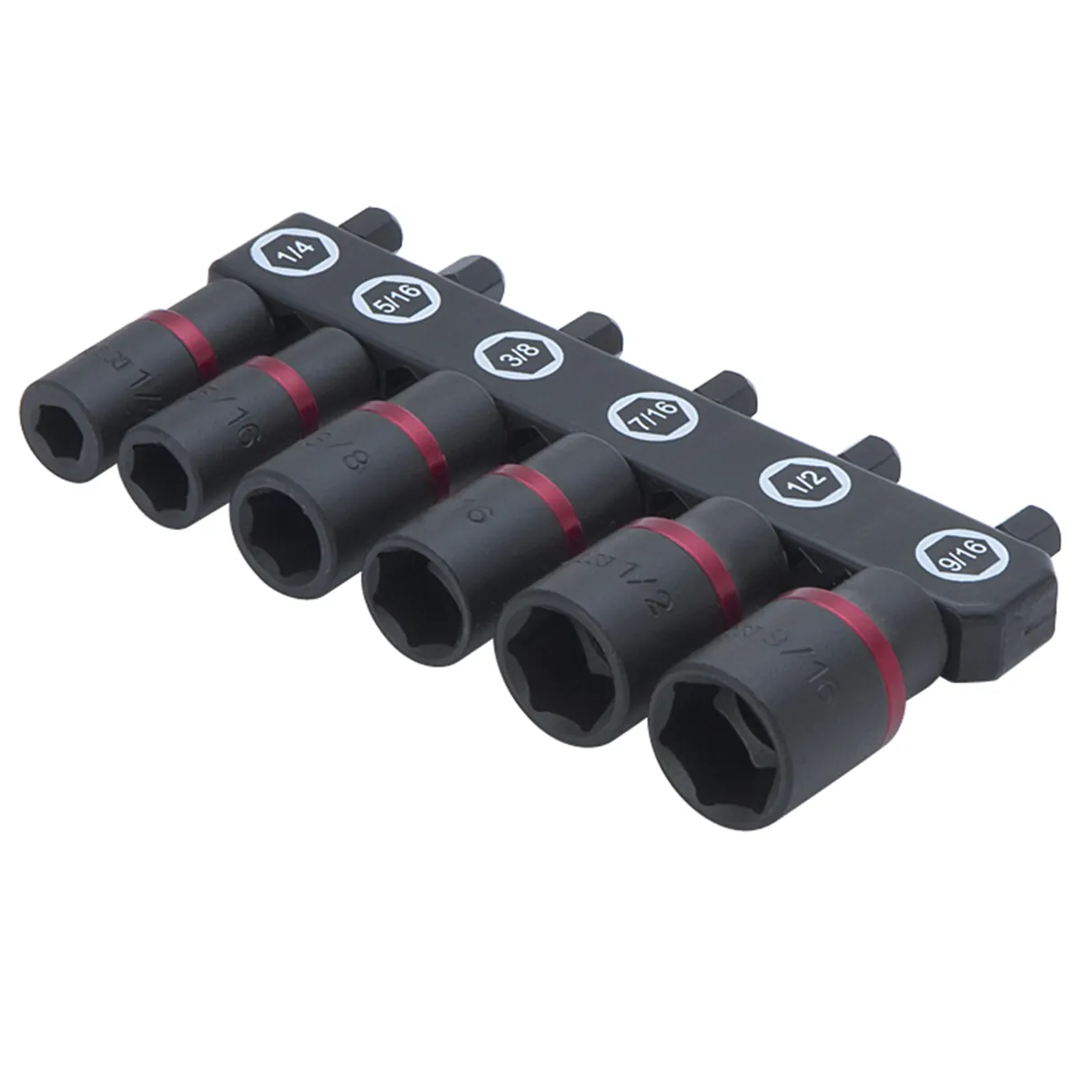 TITAN 6-PC SAE POWER NUT DRIVER SET