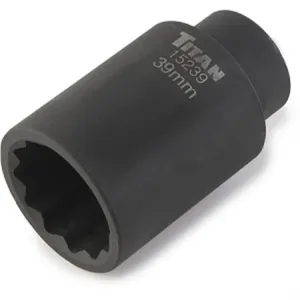 TITAN 39MM 12PT AXLE NUT